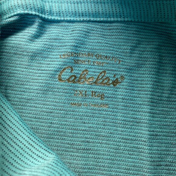 Cabela’s Men’s 2XL Fly Fishing Shirt UPF 30 Long Sleeve GX II Guidewear Logo - Picture 3 of 15